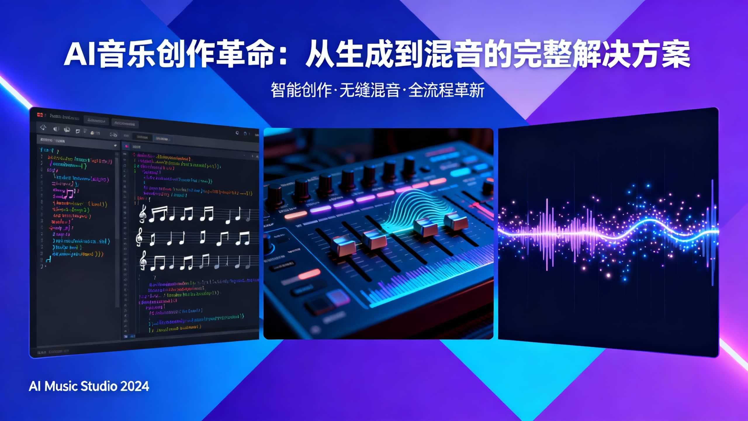 AI音乐创作革命：从生成到混音的完整解决方案