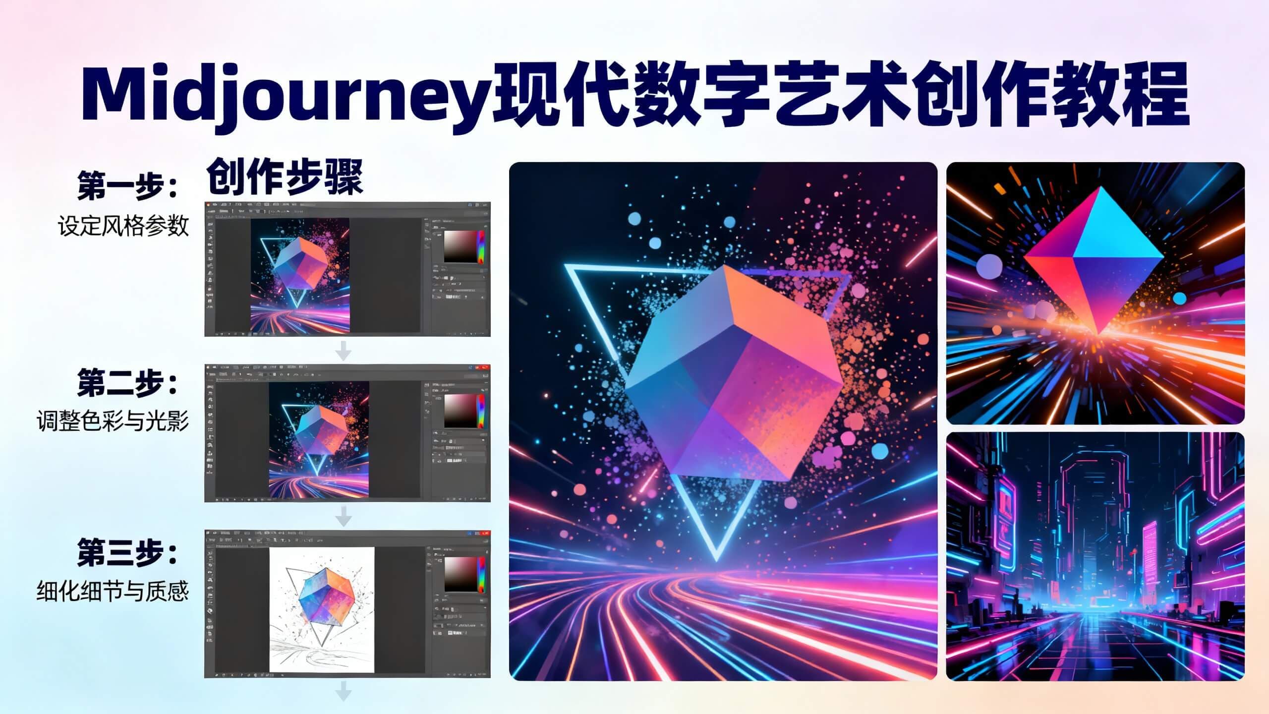 Midjourney AI绘画教程：创作惊艳的艺术作品