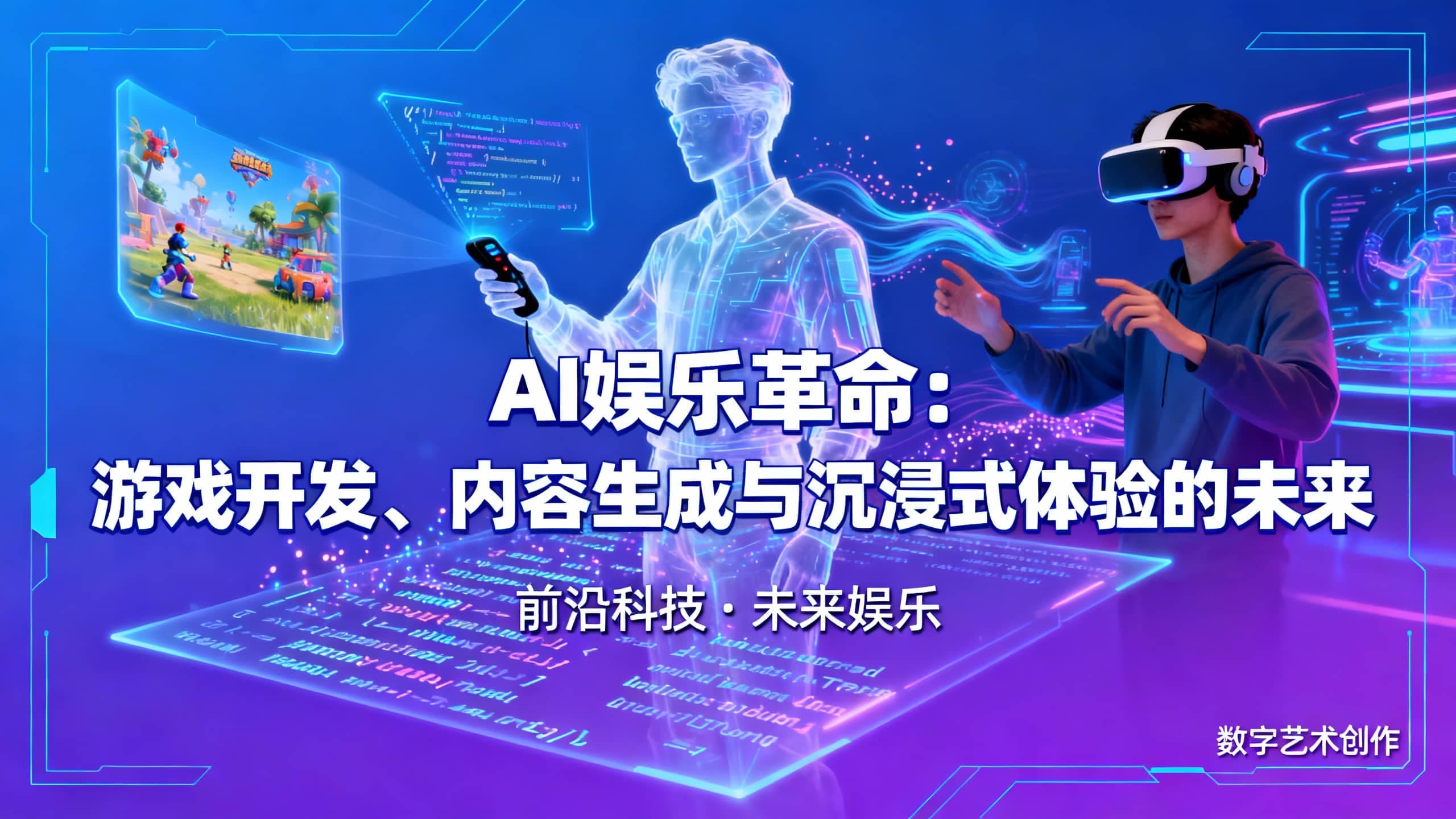 AI娱乐革命：游戏开发、内容生成与沉浸式体验的未来